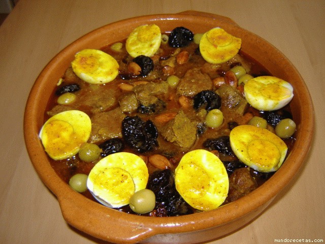 Receta de carne a la moruna Receta de carne a la moruna