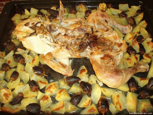 Receta de pollo abierto al horno Receta de pollo abierto al horno