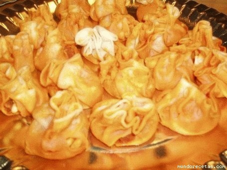 Receta de saquitos boir Receta de saquitos boir