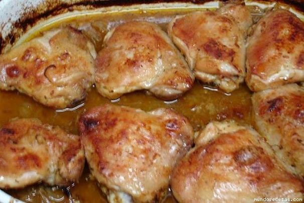 Receta de POLLO A LA NARANJA PARA EL HORNO Receta de POLLO A LA NARANJA PARA EL HORNO