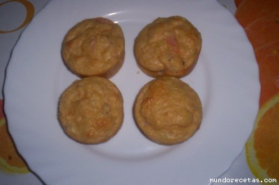 Receta de muffins de gambas y curry Receta de muffins de gambas y curry