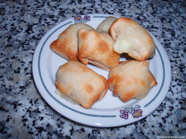 Receta de paquetillos de brie Receta de paquetillos de brie