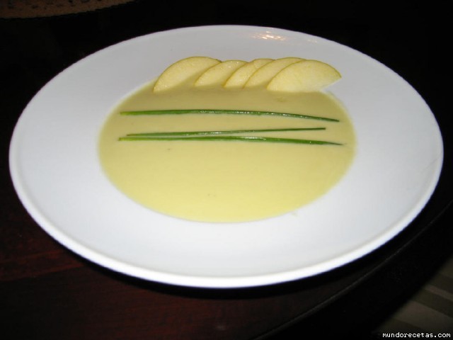 Receta de Vichyssoise de manzana (fácil) Receta de Vichyssoise de manzana (fácil)