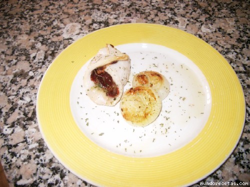 Receta de Saquitos de merluza a lo serrano Receta de Saquitos de merluza a lo serrano