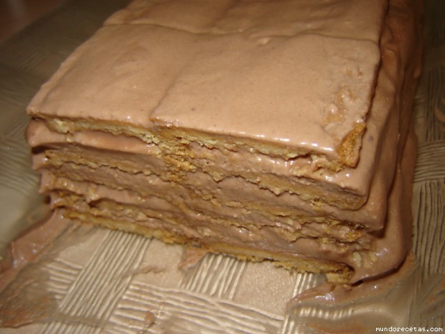 Receta de Pastel de galletas Receta de Pastel de galletas