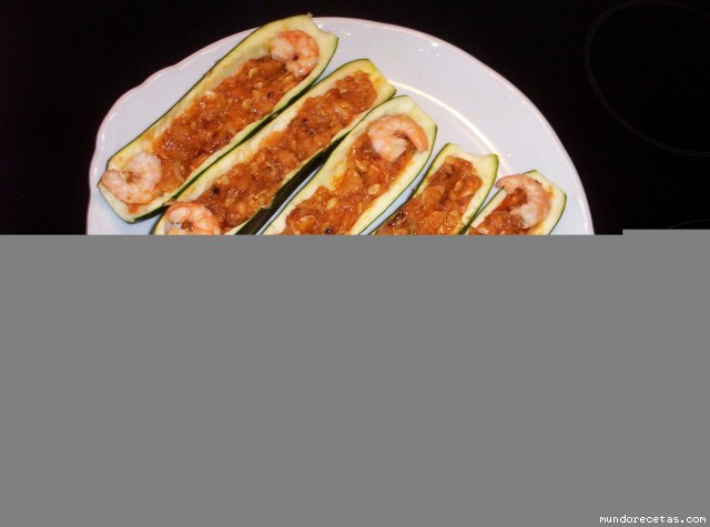 Receta de CALABACINES RELLENOS CON CHISPA Receta de CALABACINES RELLENOS CON CHISPA