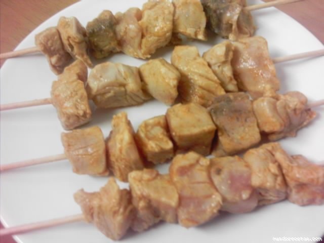 Receta de pinchos de atún fresco Receta de pinchos de atún fresco