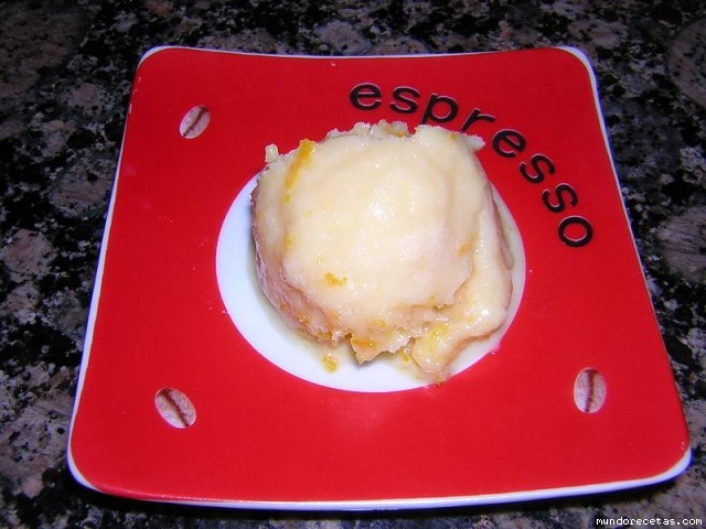 Receta de Helado de naranja y vodka