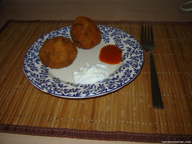 Receta de papas preñás Receta de papas preñás
