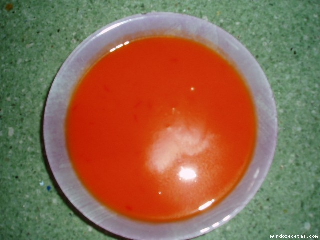 Receta de Sopa de tomate y pimientos Receta de Sopa de tomate y pimientos
