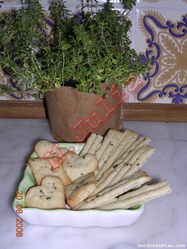 Receta de Galletas camperas de tomillo (Thermomix 21) Receta de Galletas camperas de tomillo (Thermomix 21)