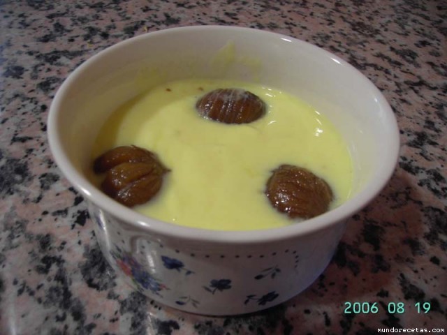 Receta de Mousse de limon y castañas Receta de Mousse de limon y castañas