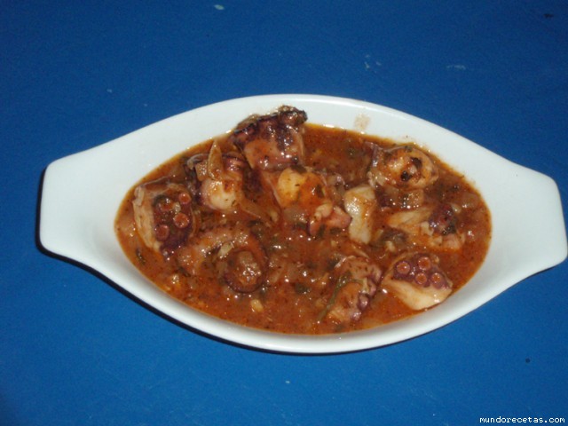Receta de pulpo guisado campanilla Receta de pulpo guisado campanilla