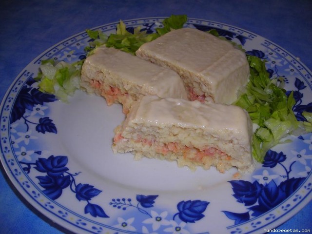 Receta de Pastel de dos pescados Receta de Pastel de dos pescados