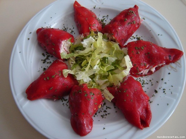 Receta de Piquillos Rellenos Kali Receta de Piquillos Rellenos Kali
