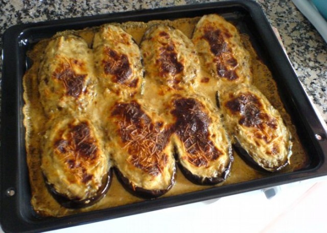 Receta de Berenjenas rellenas al estilo Cleer Receta de Berenjenas rellenas al estilo Cleer