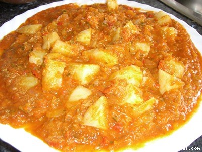 Receta de Pisto casero con patatas (Thermomix) Receta de Pisto casero con patatas (Thermomix)