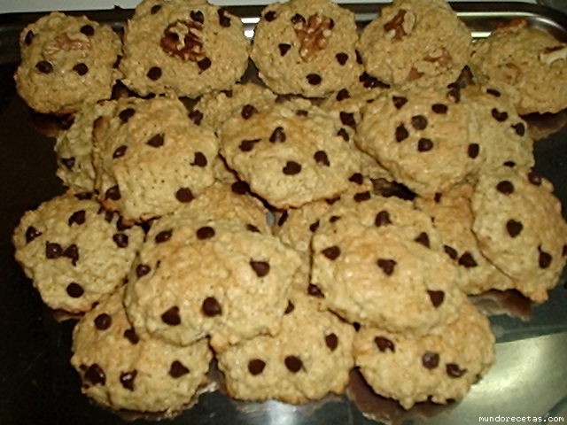 Receta de cookies de avena Receta de cookies de avena
