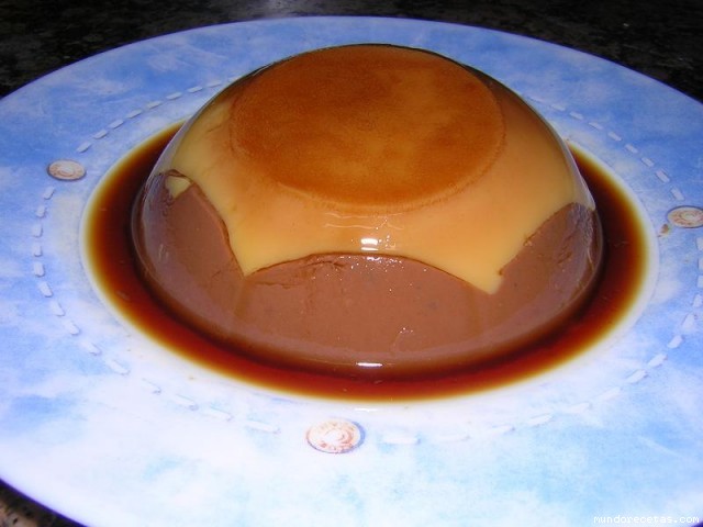 Receta de Flan blanco y negro superfacil Receta de Flan blanco y negro superfacil