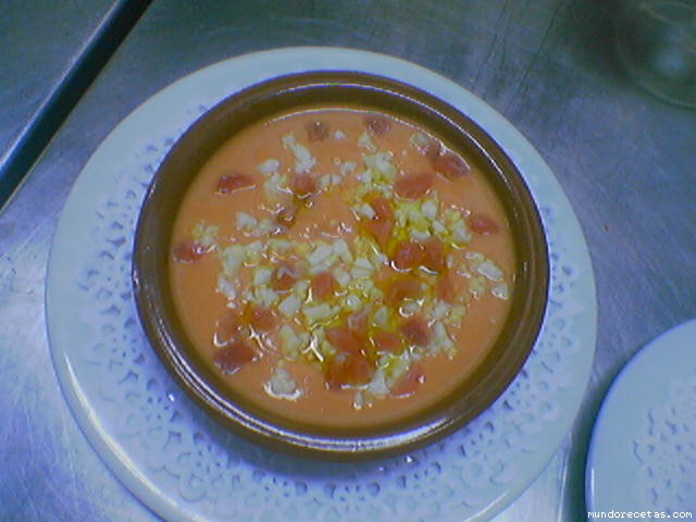 Receta de Salmorejo cordobé Receta de Salmorejo cordobé