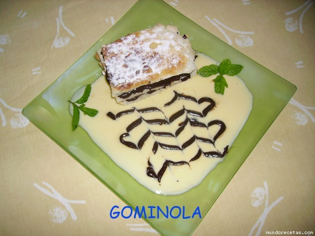 Receta de mil hojas de chocolate