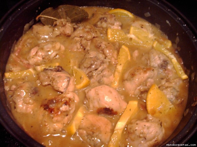 Receta de Pollo en salsa de naranja. Paso a Paso Receta de Pollo en salsa de naranja. Paso a Paso
