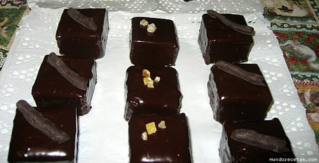 Receta de Pasteles de naranja y chocolate Receta de Pasteles de naranja y chocolate