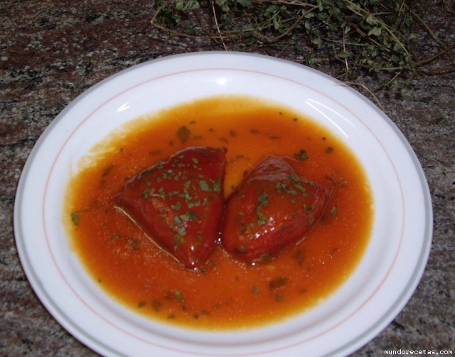 Receta de Pimientos rellenos de carne Receta de Pimientos rellenos de carne