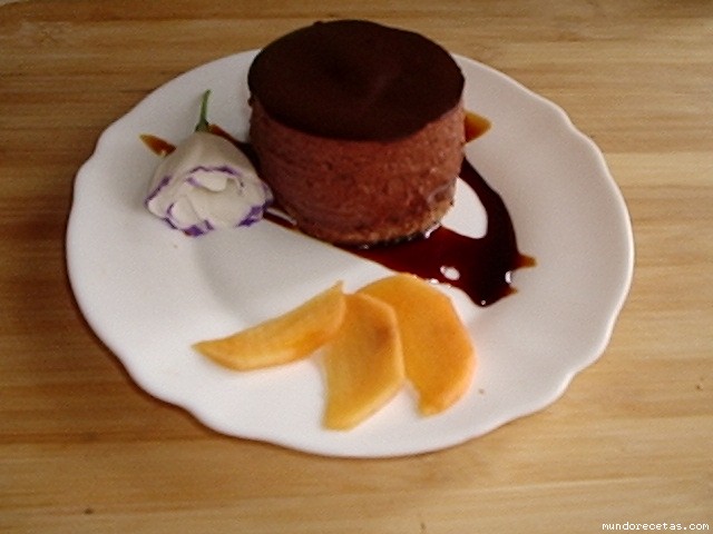 Receta de mousse de chocolate y mermelada de moras Receta de mousse de chocolate y mermelada de moras