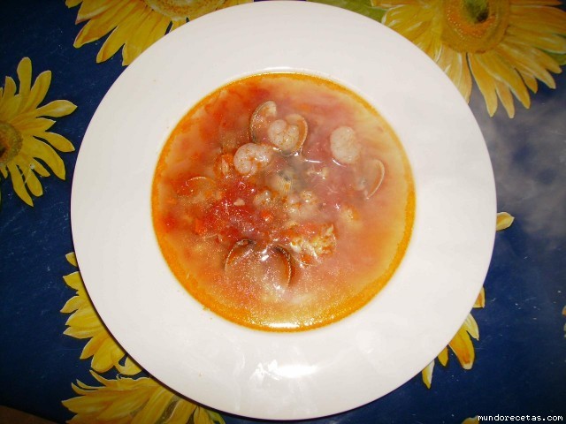 Receta de Sopa del Pescador