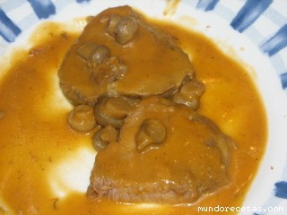 Receta de SOLOMILLO DE CERDO CON CHAMPIÑONES (CHEF 2000) Receta de SOLOMILLO DE CERDO CON CHAMPIÑONES (CHEF 2000)