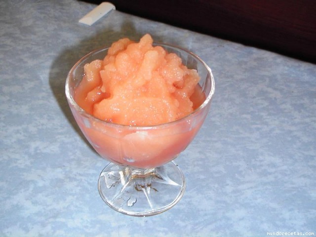 Receta de Sorbete de sandia (Thermomix) Receta de Sorbete de sandia (Thermomix)