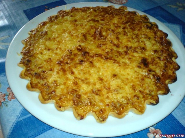 Receta de Quiche de carne y berenjena Cleer