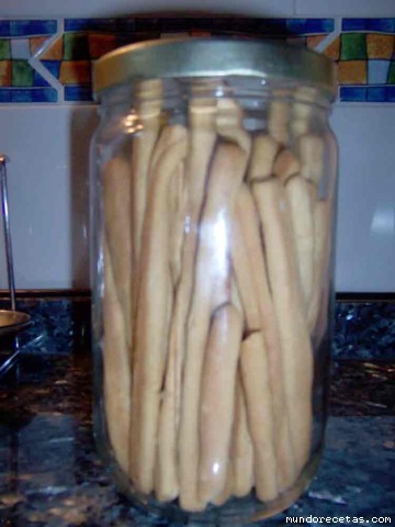 Receta de Palitos de pan Receta de Palitos de pan