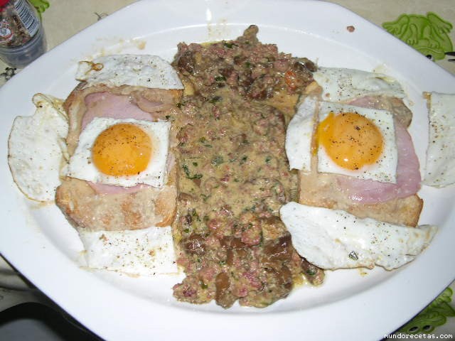 Receta de senderuelas con jamón y miel de caña Receta de senderuelas con jamón y miel de caña
