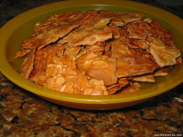 Receta de TEJAS DE CARTAGENA Receta de TEJAS DE CARTAGENA