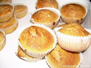 Receta de Sweety buns ( magdalenas) Receta de Sweety buns ( magdalenas)