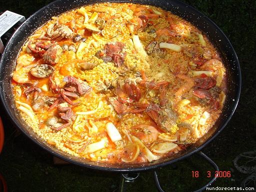 Receta de PAELLA DE MARISCO A MI MANERA Receta de PAELLA DE MARISCO A MI MANERA