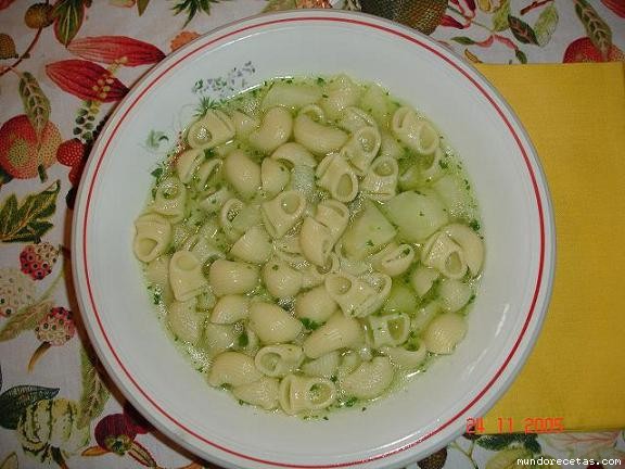 Receta de SOPA ITALIANA (olla rapida) Receta de SOPA ITALIANA (olla rapida)