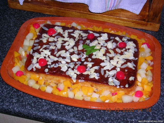 Receta de Pudin de frutas (de José Antonio) Receta de Pudin de frutas (de José Antonio)