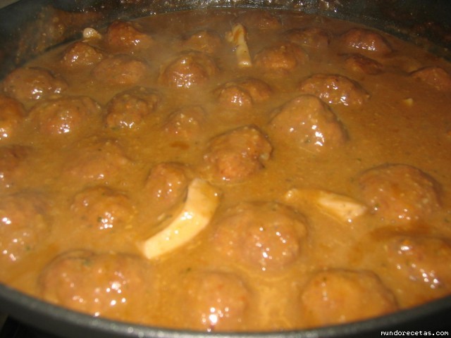 Receta de Albondigas con sepia Receta de Albondigas con sepia