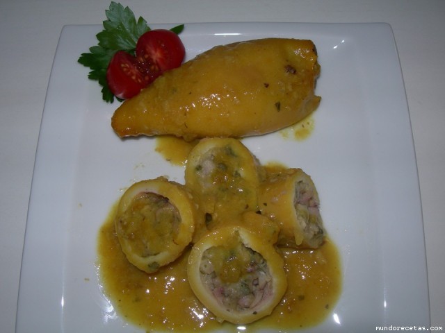 Receta de Calamares rellenos (de mamá) Receta de Calamares rellenos (de mamá)