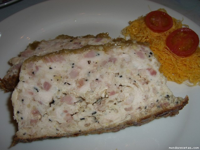 Receta de Pastel trufado de pollo (Thermomix) Receta de Pastel trufado de pollo (Thermomix)