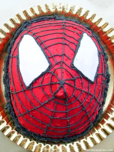 Receta de Tarta de cumpleaños Spiderman Receta de Tarta de cumpleaños Spiderman