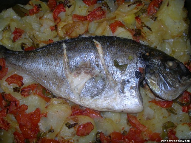 Receta de Pescado al horno Receta de Pescado al horno