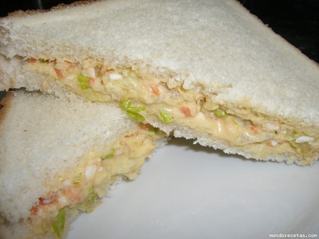 Receta de Sandwiches vegetales (Thermomix)