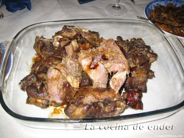Receta de Cordero asado de la cocina de ender Receta de Cordero asado de la cocina de ender