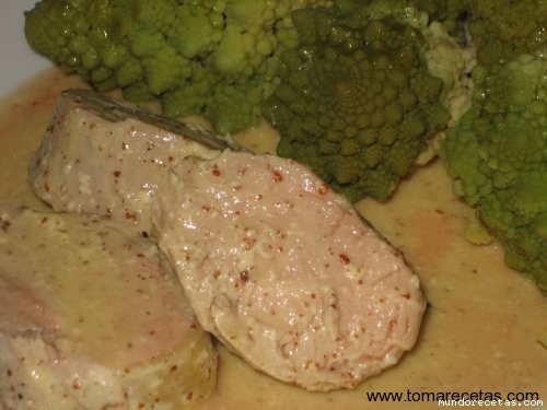 Receta de Solomillo de cerdo a la mostaza (Thermomix) Receta de Solomillo de cerdo a la mostaza (Thermomix)