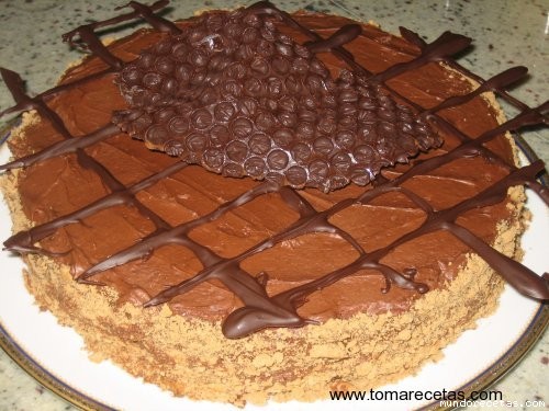 Receta de tarta de galletas y chocolate de daro Receta de tarta de galletas y chocolate de daro