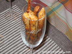 Receta de pajitas de hojaldres con finas hiervas Receta de pajitas de hojaldres con finas hiervas